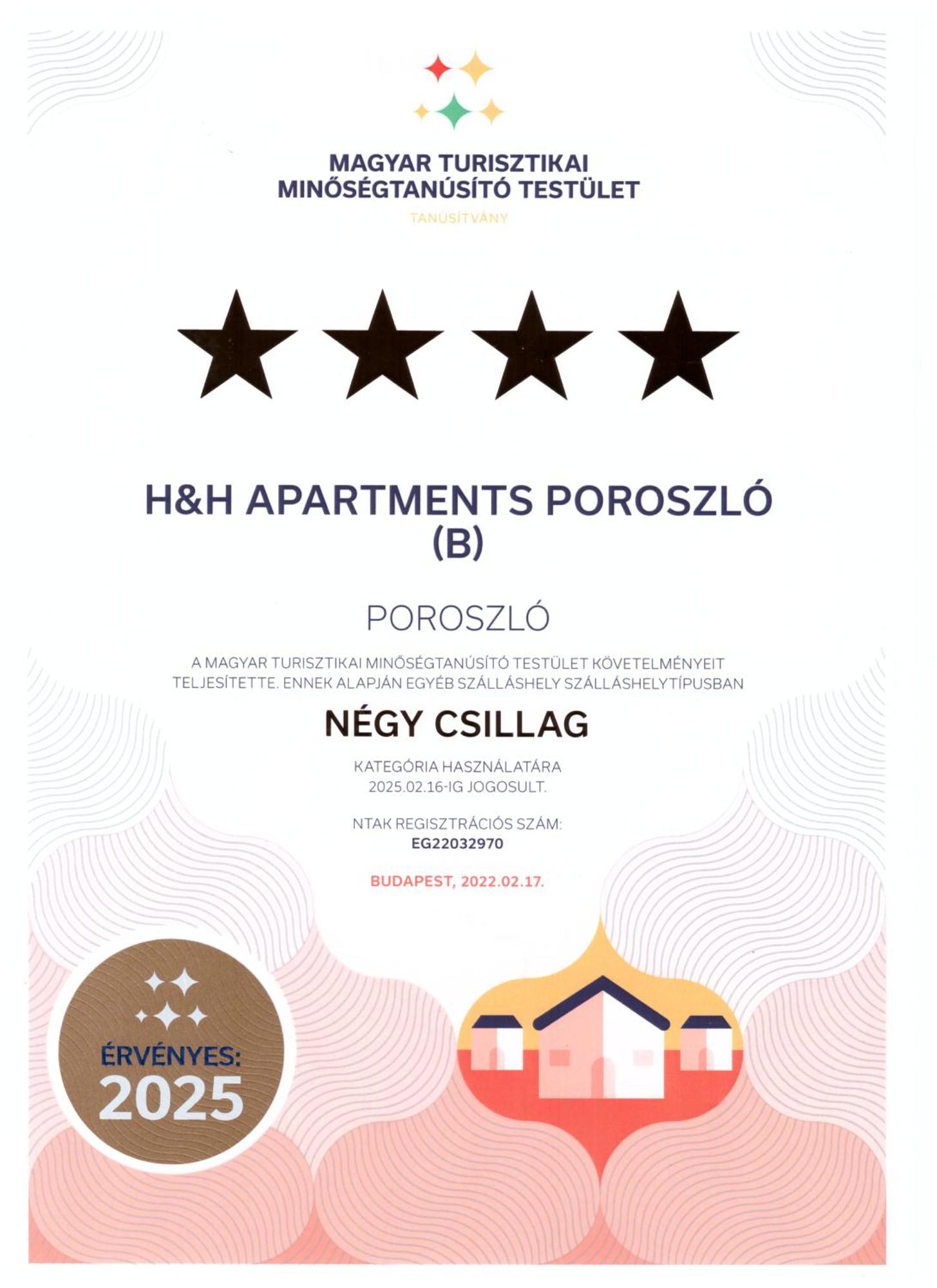 H&H Apartments Poroszló מראה חיצוני תמונה